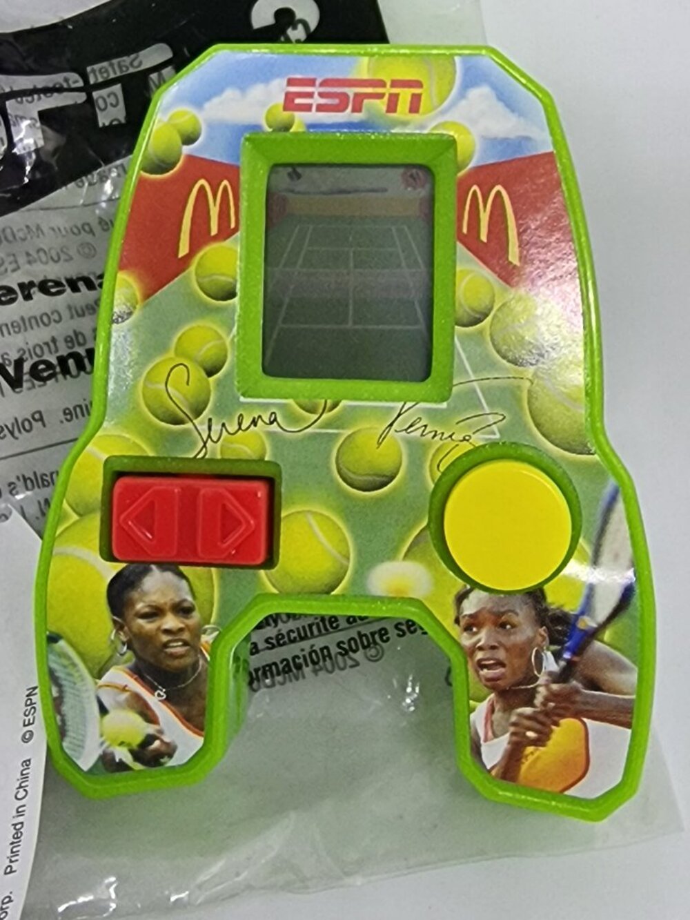 2004 ESPN Serena Venus Williams Tennis Mini Electronic Game #2 Handheld